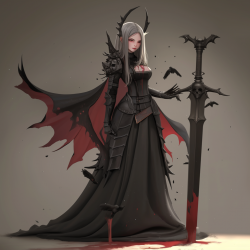 Dark Fantasy Game Character