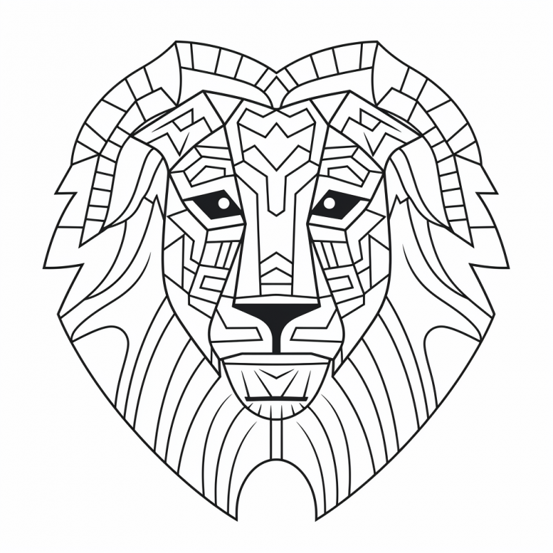 Kids Animal Pattern Coloring Book Pages