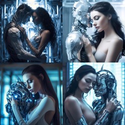 Passion Between Woman & Bot