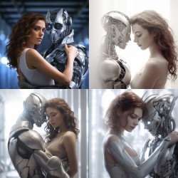 Passion Between Woman & Bot