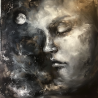 Dark Surreal Charcoal Style Paintings