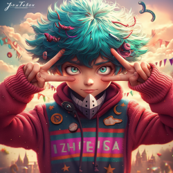 Vibrant Anime Character Art