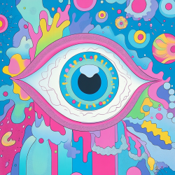 Psychedelic Surreal Cartoonish Artwork